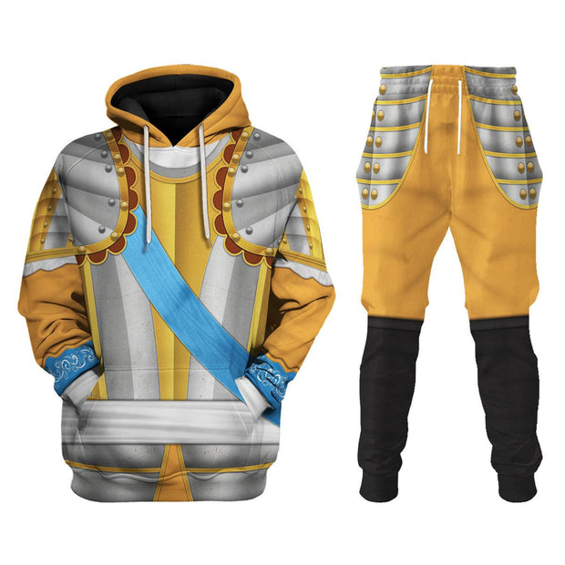 RF Louis XV of France and Navarre Costume All Over Print Hoodie Sweatshirt T-Shirt Tracksuit CSRFC016