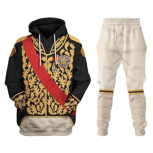 RF Louis Philippe I of France in Coronation Robes Uniform All Over Print Hoodie Sweatshirt T-Shirt Tracksuit CSRFC023