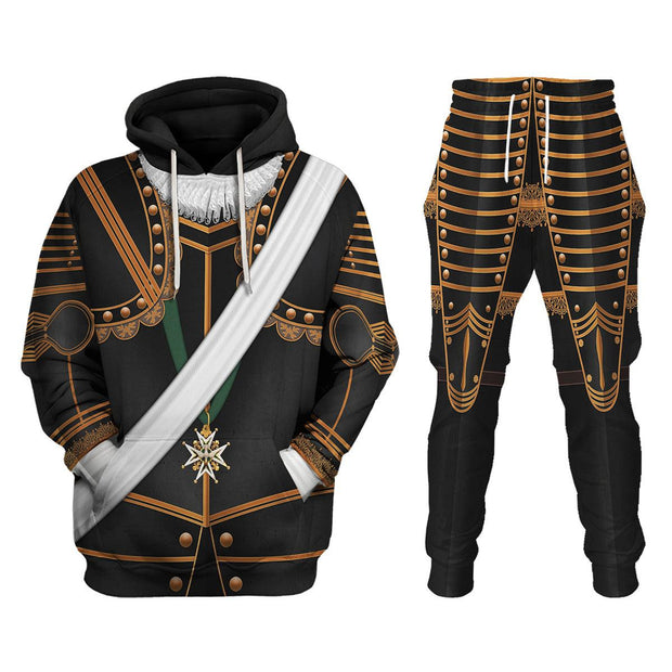 RF Henry IV of France Armour Costume All Over Print Hoodie Sweatshirt T-Shirt Tracksuit CSRFC026