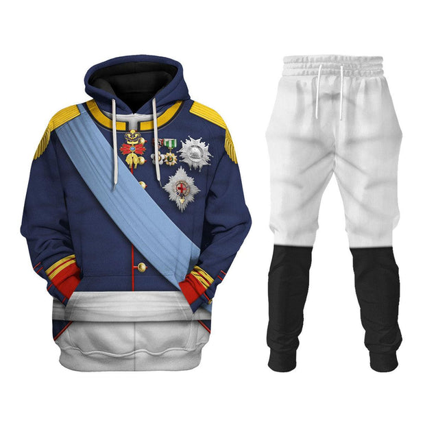RF Charles X of France Uniform All Over Print Hoodie Sweatshirt T-Shirt Tracksuit CSRFC028