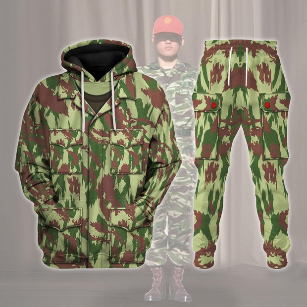 HF Lizard (Camouflage) Post War Costume Hoodie Sweatshirt T-Shirt Tracksuit CSHFC022