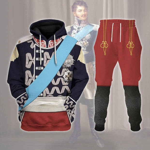 HF Polish General Jozef Poniatowski Costume Hoodie Sweatshirt T-Shirt Tracksuit CSHFC035