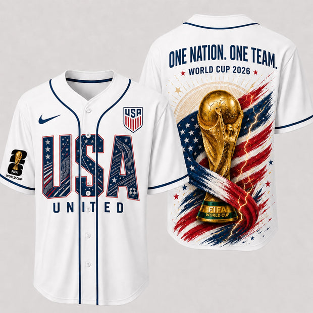 United States World Cup 2026 - Personalized Baseball Jersey - Gift For Football Lovers, Sports Fans, Sports Lovers, World Cup