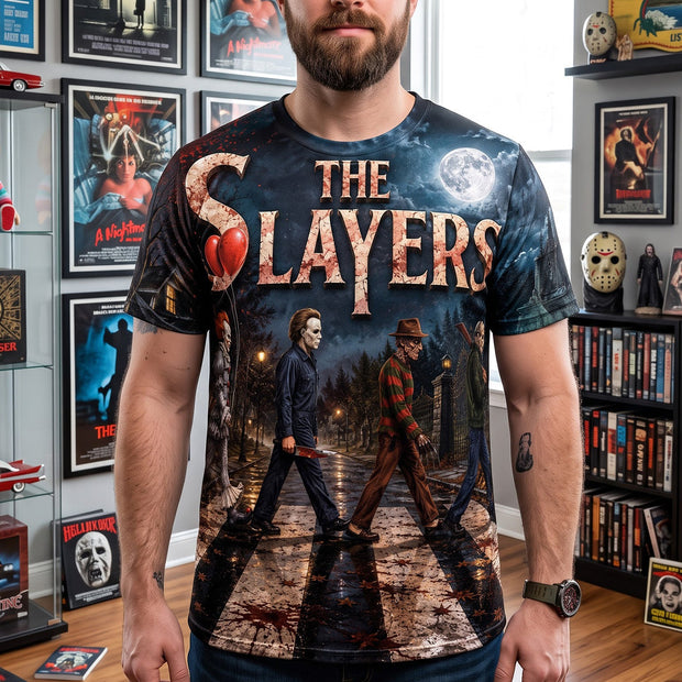 The Slayers 3D Shirt - Personalized AOP Tshirt - Halloween Gifts For Horror Lovers