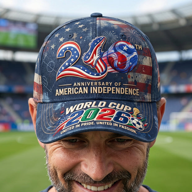 American Independence - Personalized Classic Cap - Gift For Football Lovers, Sports Fans, Sports Lovers, World Cup