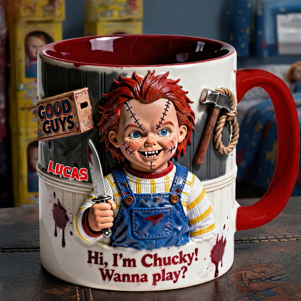 Horror Villain Accent Mug - Personalized Accent Mug - Gifts For Horror Fans