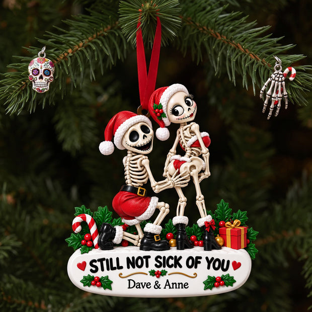 Nightmare Spooky Still Not Sick Of You Funny Couple Gift For Couple - Personalized Acrylic Ornament