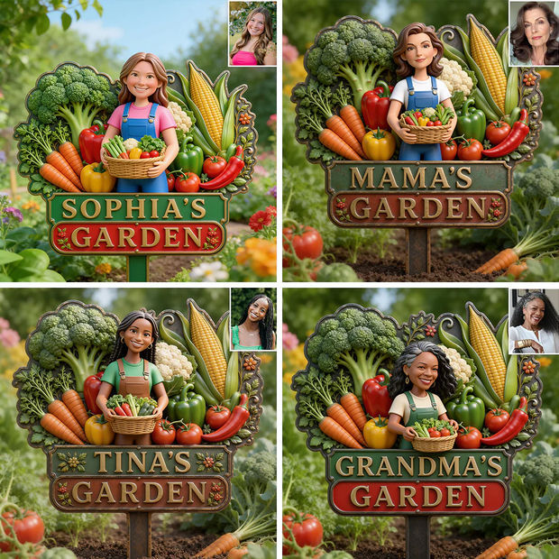 My Lovely Garden  - Personalized Metal Stake Garden - Gift For Garden Lovers