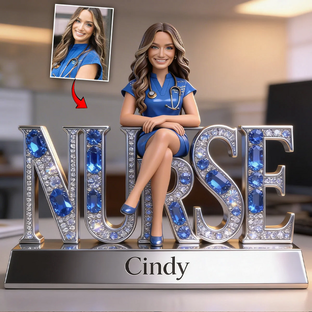 Custom Any Tittle, Photo Nurse Life Gift For Her - Personalized Acrylic Plaque