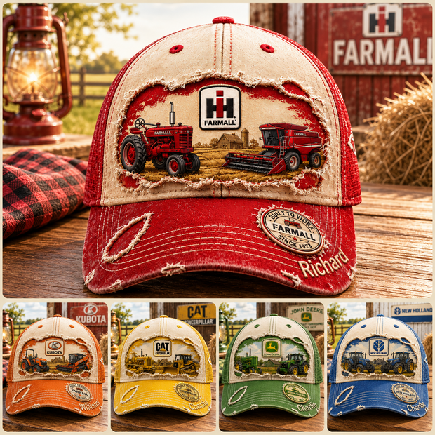 Tractor Heritage - Personalized Classic Cap - Gift For Farmers
