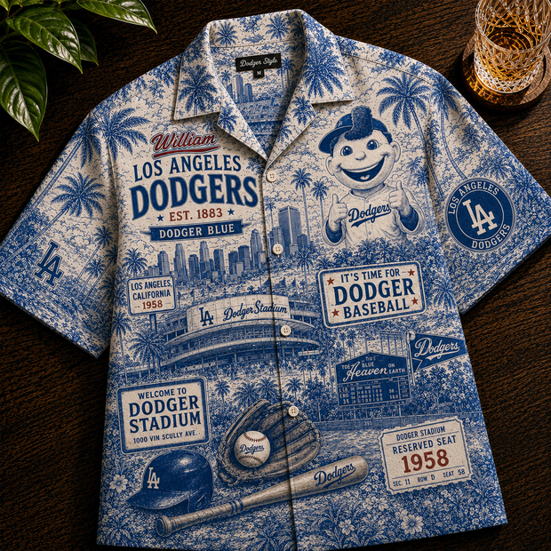 Baseball Heritage - Personalized Hawaiian Shirt - Gift For Baseball Fans