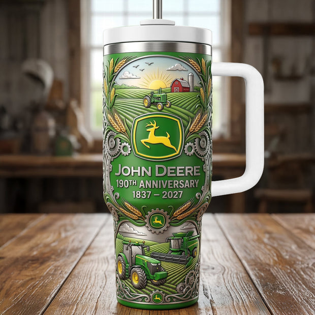 Farm Life Tractor - Personalized Tumbler - Gift For Farmers