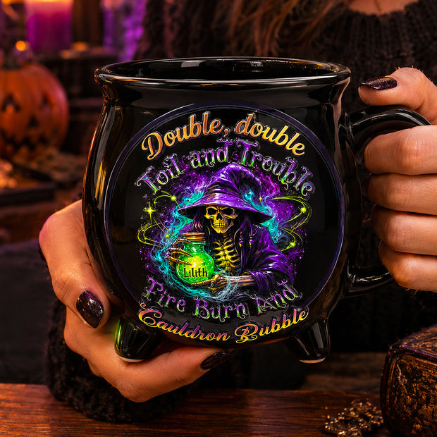 Witchy Spell Cauldron Mug -  Personalized Cauldron Mug - Gifts For Witch Lovers