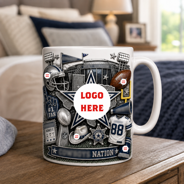 American Football Legend - Personalized Accent Mug - Gift For Football Fans