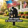 250 Years Of Defending Liberty Personalized Metal Garden Stake_1