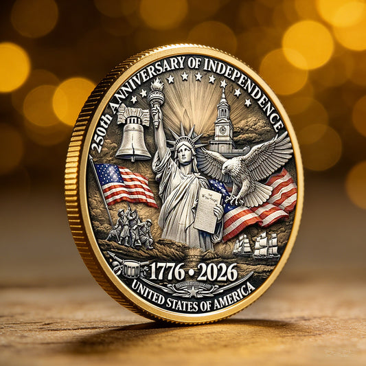250_Years_Of_Freedom_Vintage_American_Eagle_Personalized_Coin_0
