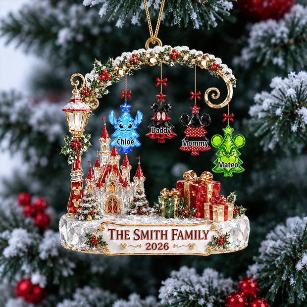 Timeless Christmas Ambience Acrylic Ornament - Personalized Acrylic Ornament - Christmas Gifts For Family