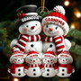 3DEffectCuteSnowmanFamily1