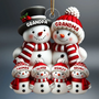 3DEffectCuteSnowmanFamily2