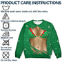 3DFunnyRealisticBodyChristmasGiftForWifeGirlfriend PersonalizedUnisexUglySweater KK1642 CLA3692 MK6