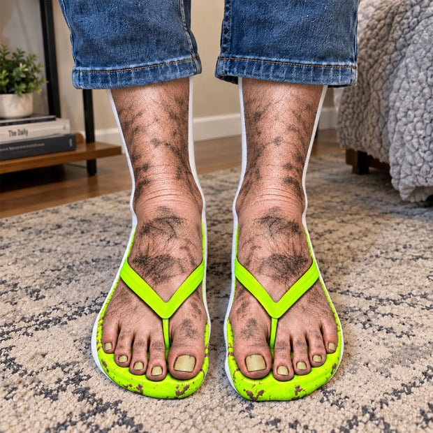 Furry Freak Feet   - Personalized Crew Socks - Gift For Her