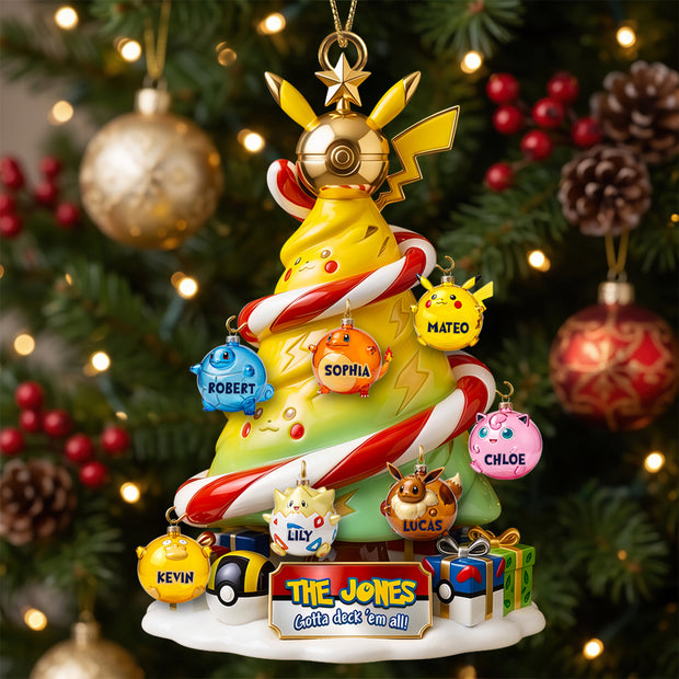 PoMo Fun Inflated Creatures   - Personalized Acrylic Ornament - Christmas Gift For Family