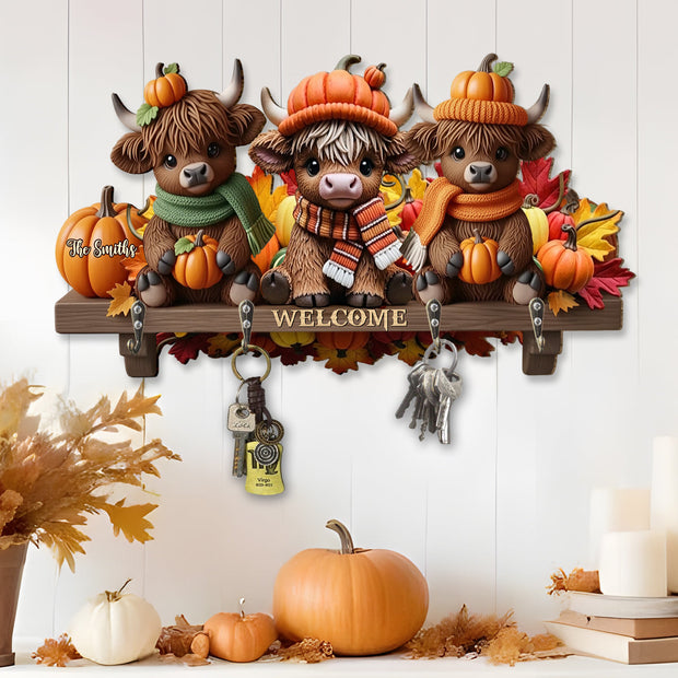 The Most Wonderful Time Of The Year - Personalized  Shaped Hanging Rack - Gift For Farmers