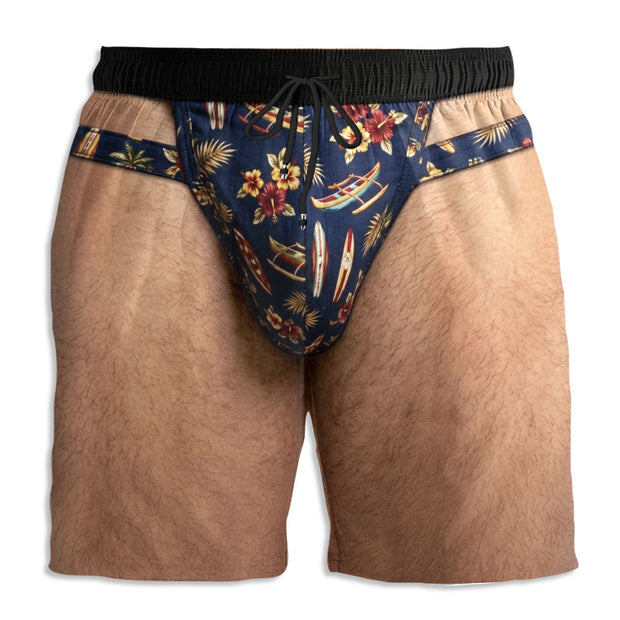 Summer Vibes -  Personalized Beach Shorts - Gift For Him