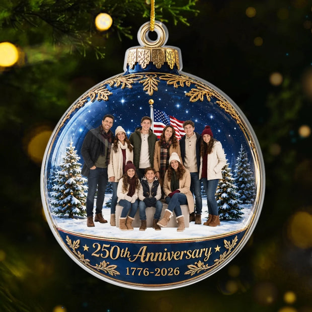 Bright Moments Together Always  - Personalized Acrylic Ornament - Chrismas Gift For Family