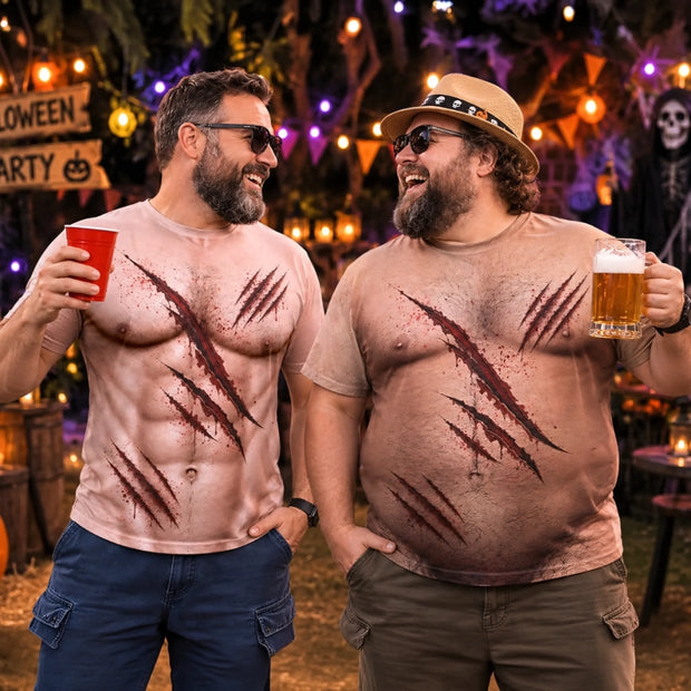 Evil Never Takes A Day Off - Personalized AOP Tshirt - Halloween Gift For Him
