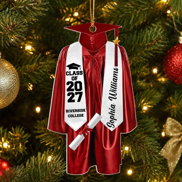 Class Of 2026 Graduation Celebrating Christmas Gift For Graduate - Personalized Acrylic Ornament