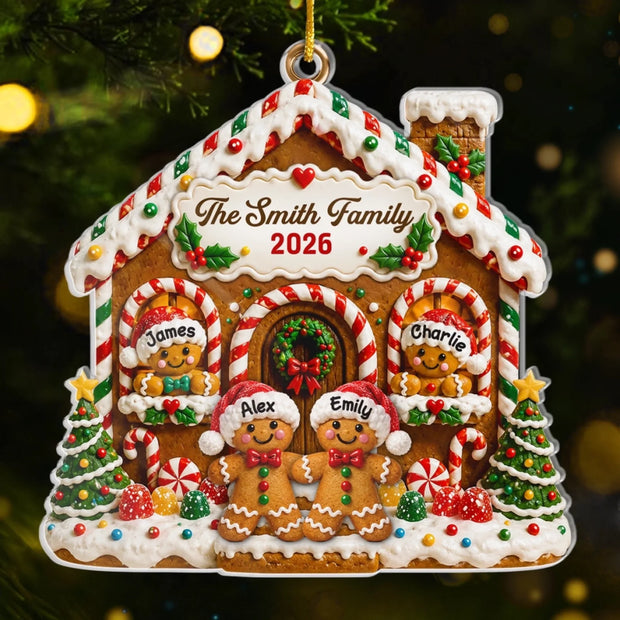 Sweet Memories Together - Personalized Acrylic Ornament - Chrismas Gift For Family