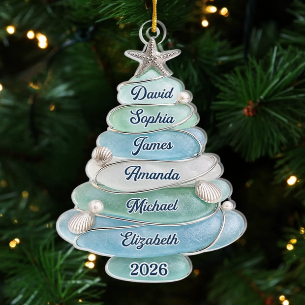 Holiday Traditions Last Forever - Personalized Acrylic Ornament - Chrismas Gift For Family