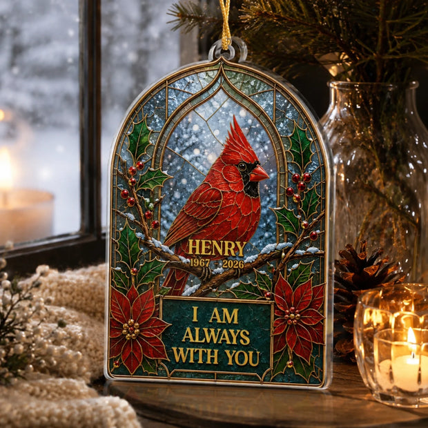I Am Always With You - Personalized Acrylic Ornament - Chrismas Gift For Family