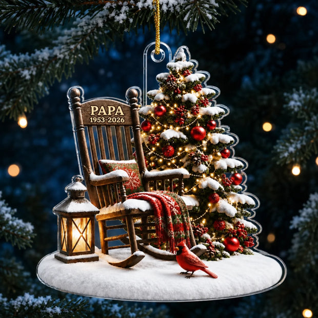 Forever In Our Christmas  - Personalized Acrylic Ornament - Chrismas Gift For Family