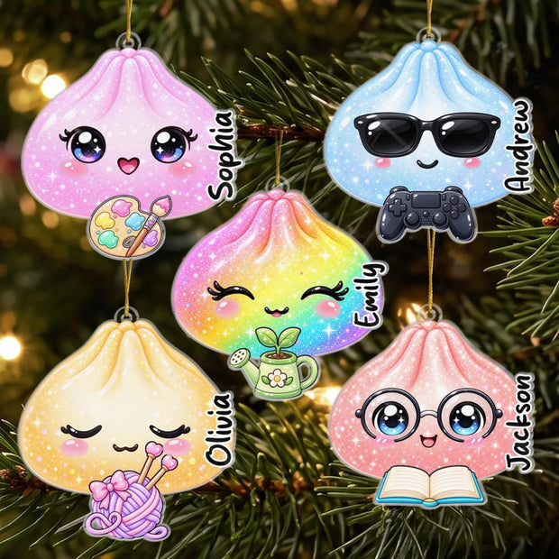 Sweet Little Dumpling This Season - Personalized Acrylic Ornament - Christmas Gift For Family