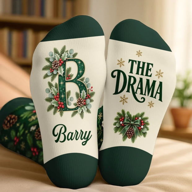 Snack Dealer Here - Personalized Crew Socks - Gift For Family