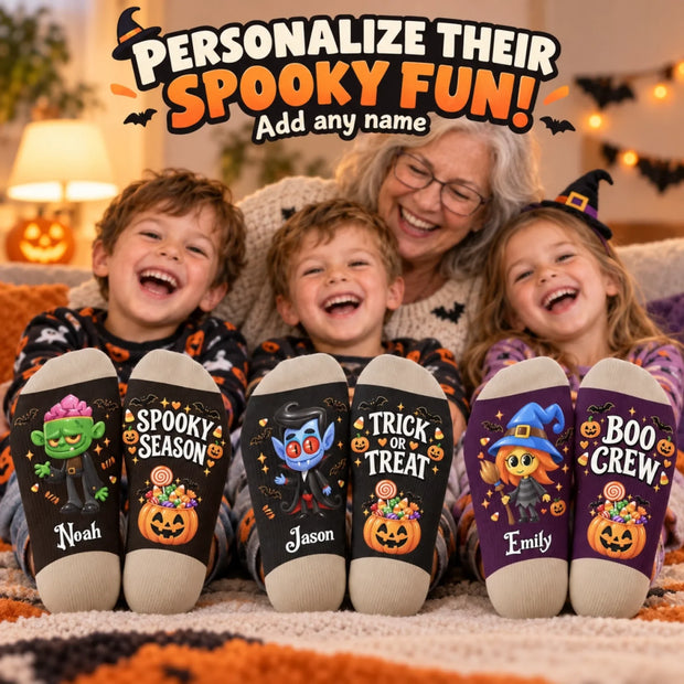 Creating My Own Zone- Personalized Crew Socks - Gift For Family