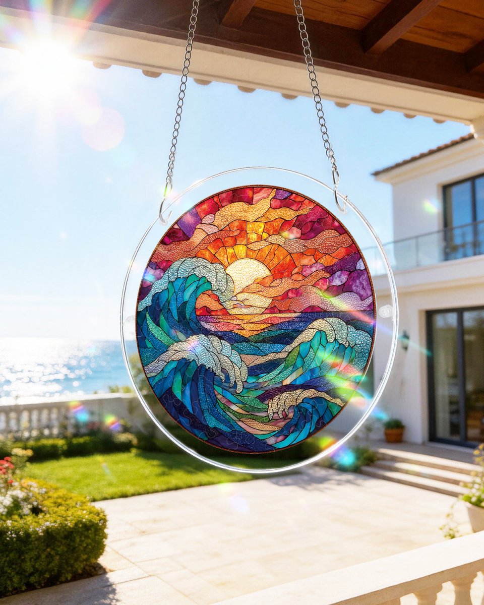 83 piece acrylic jigsaw puzzle suncatcher chasing the sun sea kaayee puzzle 4375608