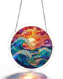 83 piece acrylic jigsaw puzzle suncatcher chasing the sun sea kaayee puzzle 5478243