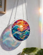 83 piece acrylic jigsaw puzzle suncatcher chasing the sun sea kaayee puzzle 9872836