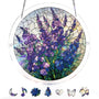 83 piece acrylic jigsaw puzzle suncatcher violet garden grace kaayee puzzle 3568111