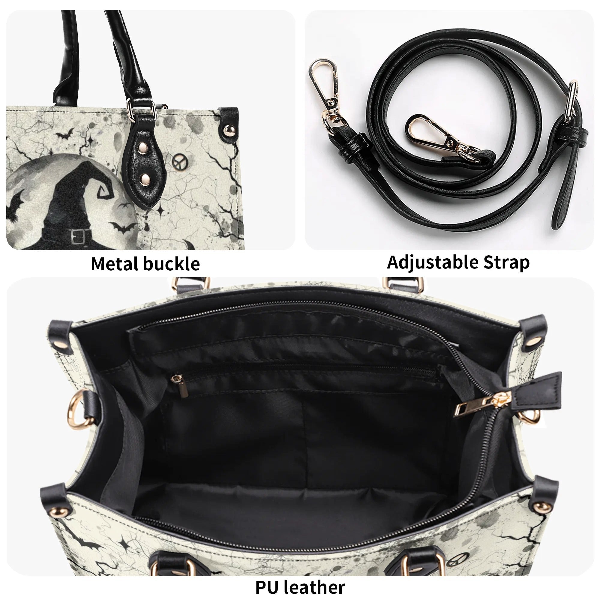A Wee Bit Wicked Halloween Gothic Leather Bag Gift for Women _4_ vUuSA