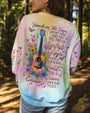 Ageless Hippie Rock _26 Roll Heart Guitar Tie Dye Hippie Soul Floral _26 Peace Quote AOP Shirt _10_ cg1pi
