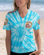 Aim Higher Dream Bigger Cute Koala Peaceful Tie Dye Hippie AOP Shirts _6_ cpLQy