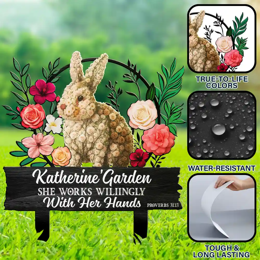 AndIntoTheGardenIGoToLoseMyMind PersonalizedMetalGardenStake Mk5