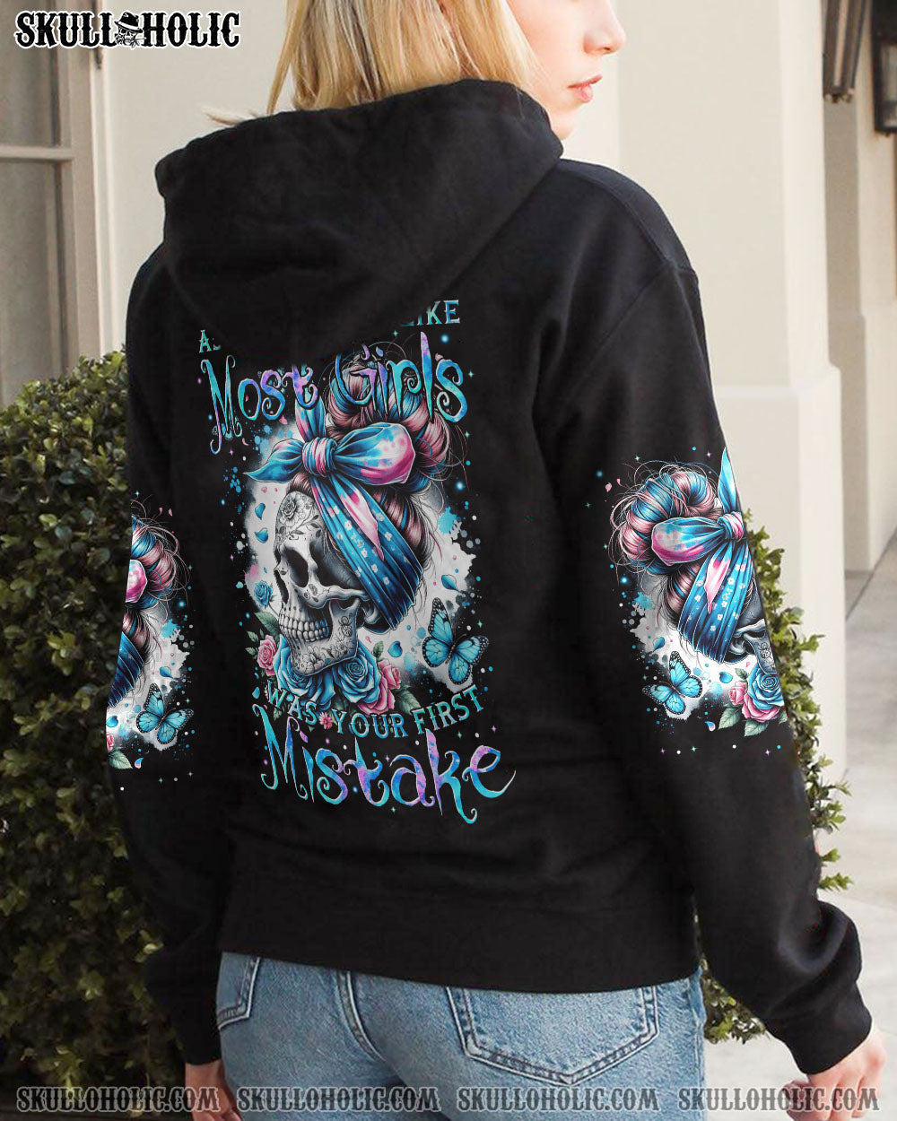 Assuming I Was Like Most Girls was your first Mistake Skull and Rose Sassy Graphic AOP Shirts _12_ o6mpw