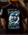 Assuming I Was Like Most Girls was your first Mistake Skull and Rose Sassy Graphic AOP Shirts _3_ Ec6qb