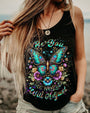 BE YOU THE WORLD WILL ADJUST BUTTERFLY ALL OVER PRINT YHDU3103252_Tanks_Racerback Tank_S 1 YQQWY