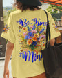 Be Kind to Your Mind Colorful Floral Butterfly Design for Women AOP Shirts _5_ DrnGe
